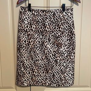 Calvin Klein Linen Pencil Skirt, Size 4